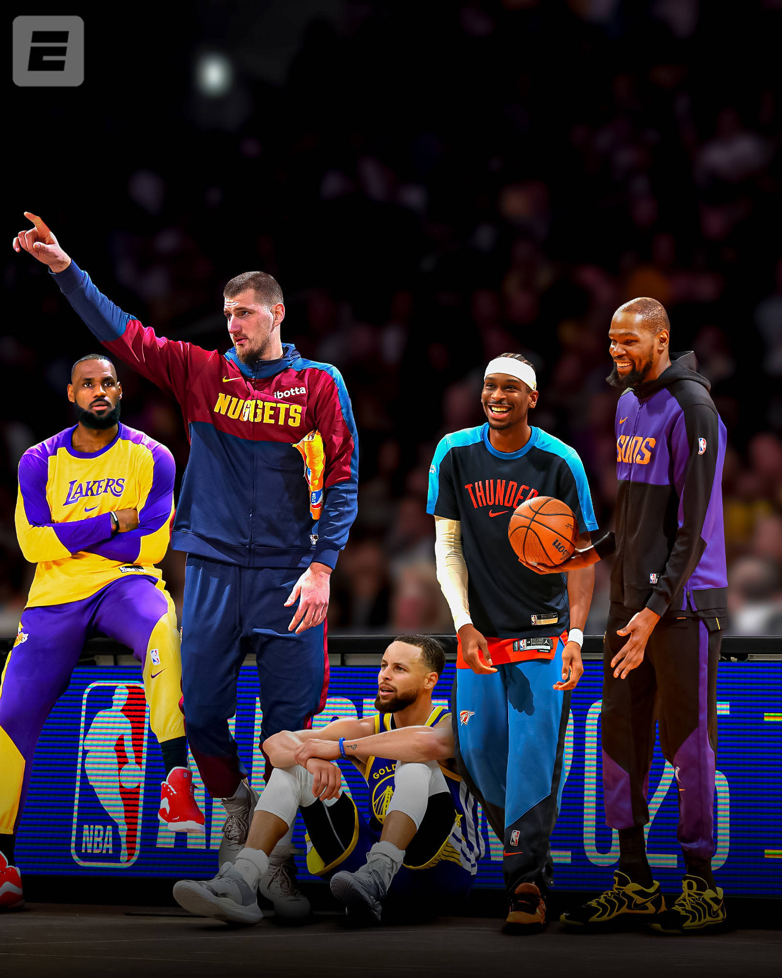 库里，唐斯，爵士！